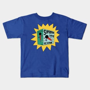 Superstar microphone Kids T-Shirt